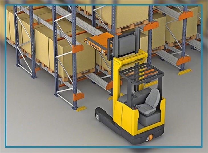 OUMAN Automatisiertes Shuttle-Lagersystem für Paletten